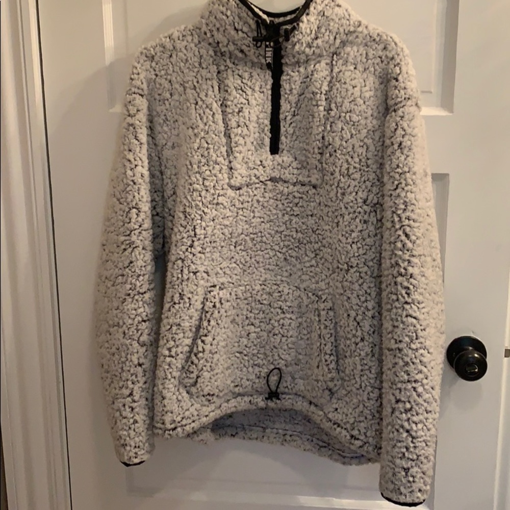 PINK Sherpa pullover